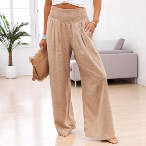 High Waist Wide Leg Trousers - Image 3
