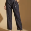 Women Elastic Waist Pants