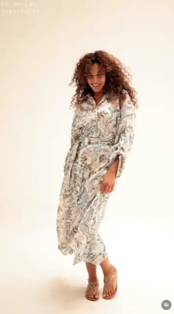Dropped crotch embroidered jumpsuit